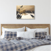 Anguish By August Friedrich Albrecht Schenck 1876 Canvas Afdruk (Insitu (Slaapkamer))