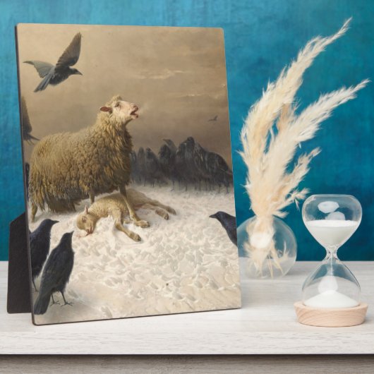 Anguish By August Friedrich Albrecht Schenck 1876 Fotoplaat (Zijkant)