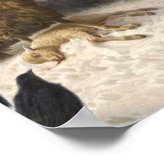 Anguish By August Friedrich Albrecht Schenck 1876 Poster (Hoek)