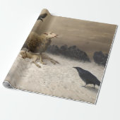 Anguish: Schapen met een dode lamp Cadeaupapier (Uitgerold)