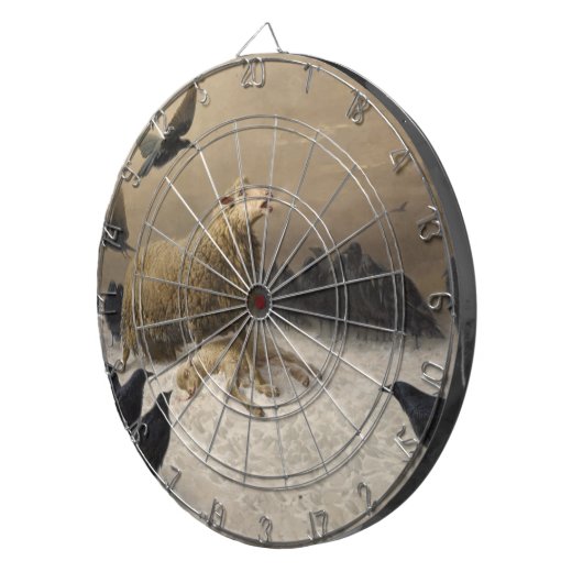 Anguish: Schapen met een dode lamp Dartbord (Voorkant Rechts)