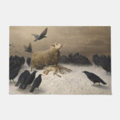 Anguish: Schapen met een dode lamp Deurmat (Voorkant)