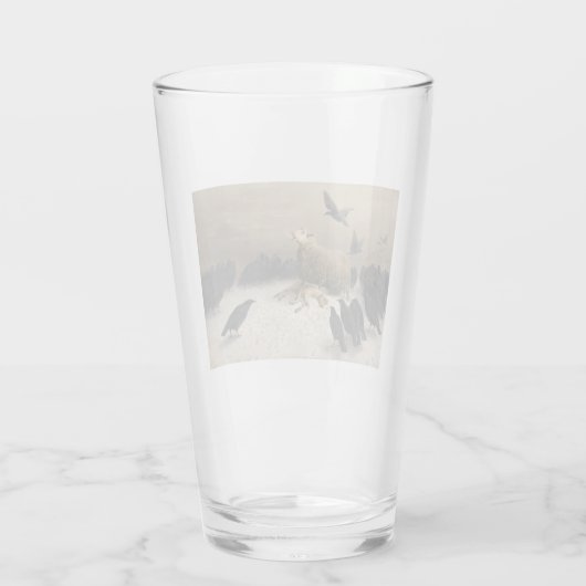 Anguish: Schapen met een dode lamp Glas (Achterkant)