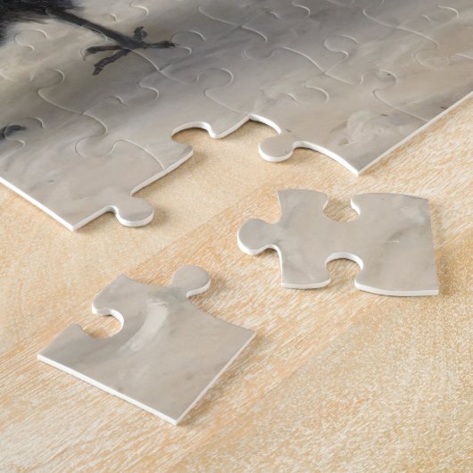 Anguish: Schapen met een dode lamp Legpuzzel (Zijkant)