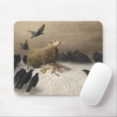 Anguish: Schapen met een dode lamp Muismat (Met muis)