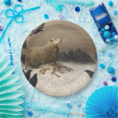 Anguish: Schapen met een dode lamp Papieren Bordje (Feest)