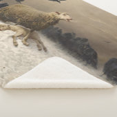 Anguish: Schapen met een dode lamp Sherpa Deken (3/4)