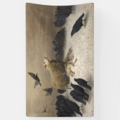 Anguish: Schapen met een dode lamp Spandoek (Verticaal)