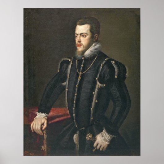 Anguissola - Felipe II (Alcázar of Segovia) Poster (Voorkant)