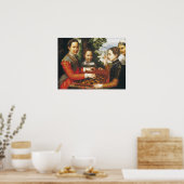 Anguissola - Kunstzusters die schaken Poster (Keuken)