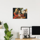 Anguissola - Kunstzusters die schaken Poster (Thuiskantoor)