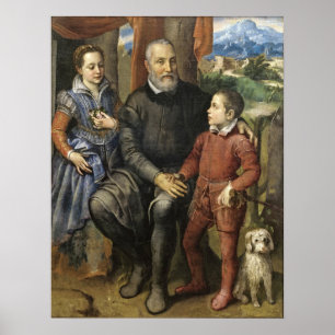 Anguissola - Vader van de kunstenaar Amilcare Angu Poster