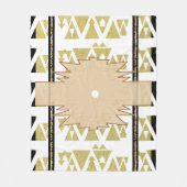Angular Desert Dreams Fleece Deken (Voorkant)