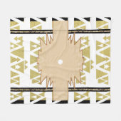 Angular Desert Dreams Fleece Deken (Voorkant (Horizontaal))