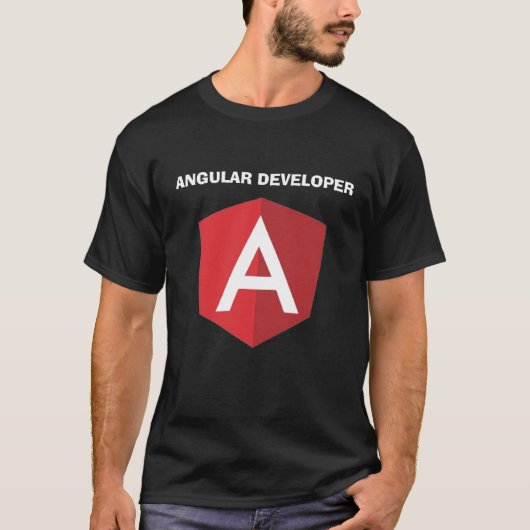 Angular Developer T-shirt (Voorkant)