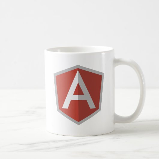 AngularJS Shield Logo Koffiemok (Rechts)