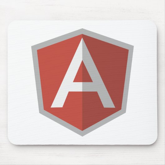 AngularJS Shield Logo Muismat (Voorkant)
