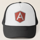 AngularJS Shield Logo Trucker Pet (Voorkant)