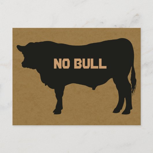 Angus Bull-Briefkaart Briefkaart (Voorkant)