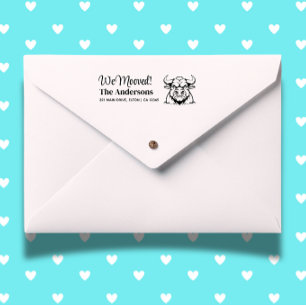 Angus Bull Personaliseer Koe retouradres Zelfinktende Stempel