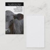 Angus Cow Closeup Foto voor boeren Visitekaartje (Voorkant / Achterkant)