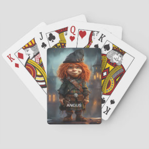 Angus, de Wee Schotse Hooglander Pokerkaarten