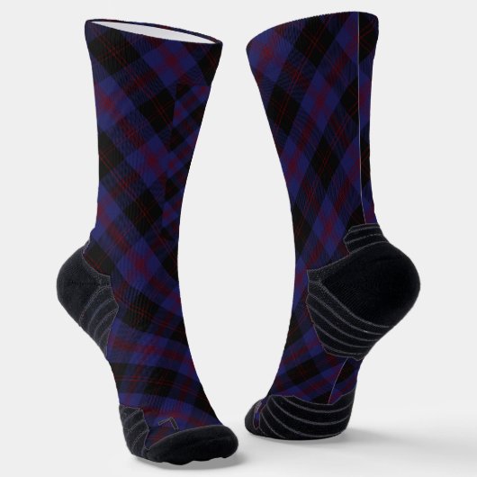 Angus District Tartan Scottish Plaid Sokken (Gebogen)