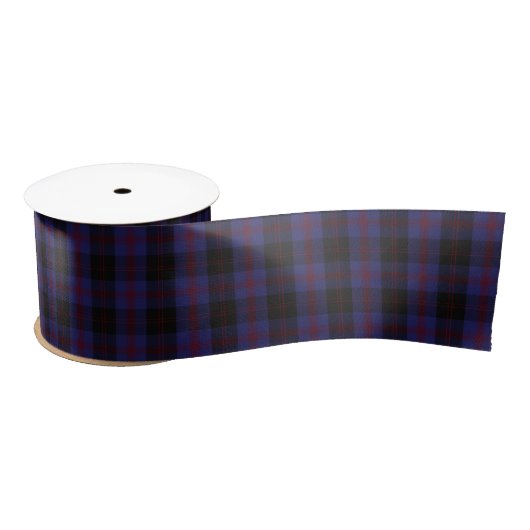 Angus District Tartan Scottish Pset Satijnen Lint (Spoel)