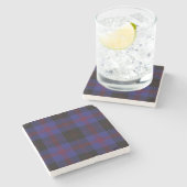 Angus District Tartan Stenen Onderzetter (Zijkant)