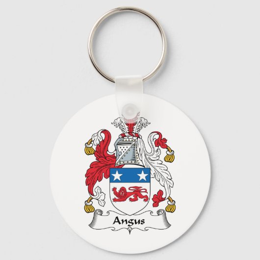 Angus Family Crest Sleutelhanger (Voorkant)