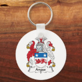 Angus Family Crest Sleutelhanger (Voorkant)