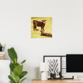 Angus kalveren op de weide poster (Thuiskantoor)