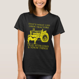 Angus Koe Tractor Dat Is Wat Ik Doe T-shirt