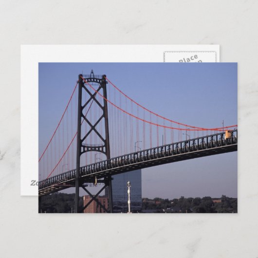 Angus L Macdonald Bridge, Halifax, Nova 2 Briefkaart (Voorkant / Achterkant)