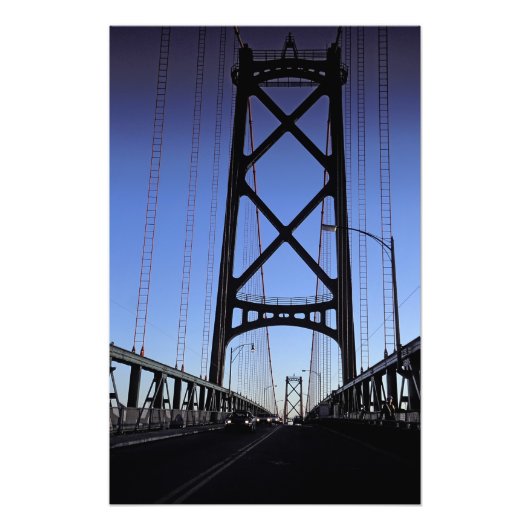 Angus L Macdonald-brug, Halifax, Nova Foto Afdruk (Voorkant)