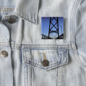 Angus L Macdonald-brug, Halifax, Nova Vierkante Button 5,1 Cm (In situ)