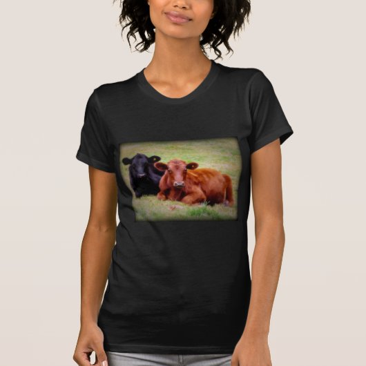 Angus Love - Paar-Side-Side-to-Side T-shirt (Voorkant)