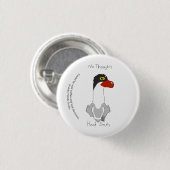 Angus Meme Knop Ronde Button 3,2 Cm (Voorkant /achterkant)