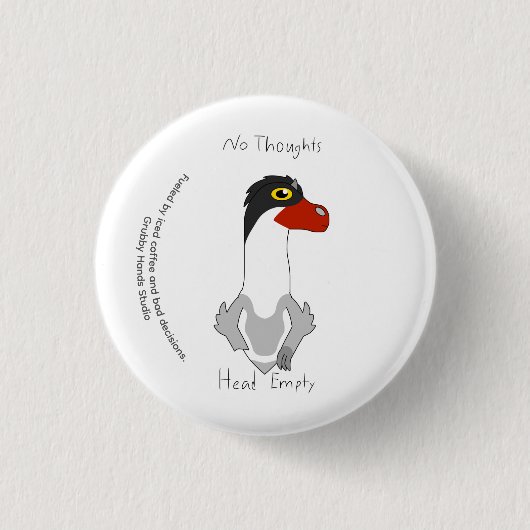 Angus Meme Knop Ronde Button 3,2 Cm (Voorkant)