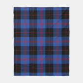 Angus Modern Schotse ruit Fleece Deken (Voorkant)