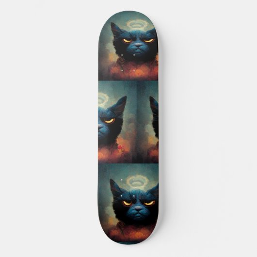 Angus The One True Cat/God Persoonlijk Skateboard (Voorkant)