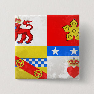 Angus Vierkante Button 5,1 Cm