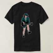 Angus Young Sticker T-shirt (Design voorkant)