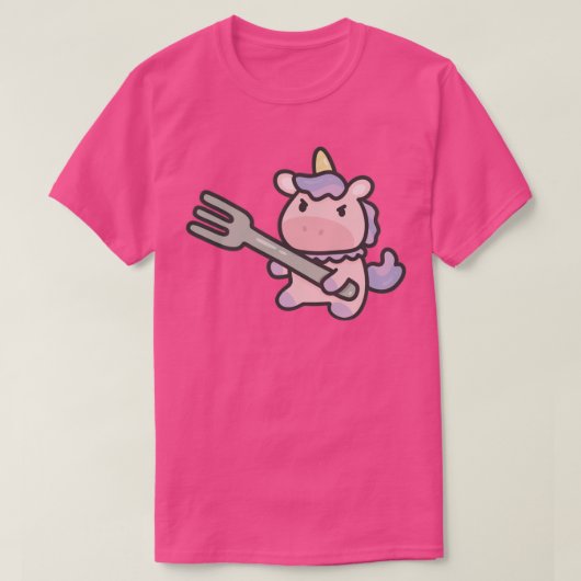 Angy Unicorn T-shirt (Design voorkant)