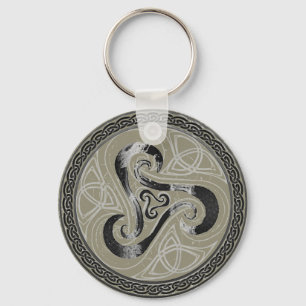 Anhänger keltischer Knoten, celtic Tris Sleutelhanger