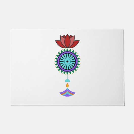 Anhänger spirituell mit Lotusblüte Deurmat (Voorkant)