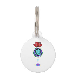Anhänger spirituell mit Lotusblüte Huisdierpenning