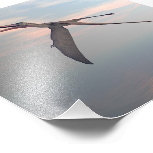 Anhanguera prehistorische vogel foto afdruk (Hoek)