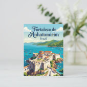 Anhatomirim Brazilië Briefkaart (Staand voorkant)