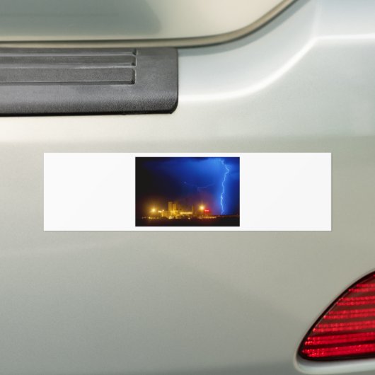 Anheuser-Busch Budweiser Brewery Lightning thunder Bumpersticker (Op auto)